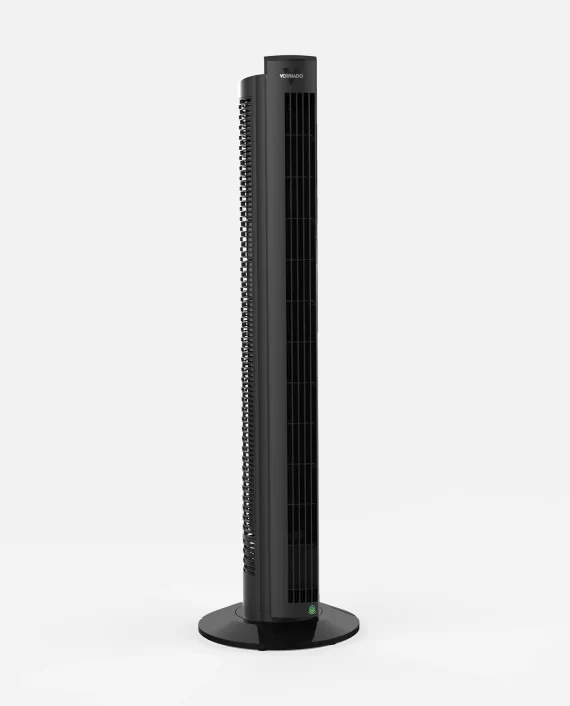 OZI42DC Black Product Front powerful oscillating tower fan DC motor more energy efficient