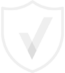 Grey Advanced Safety Icon with a checkmark inside a shield